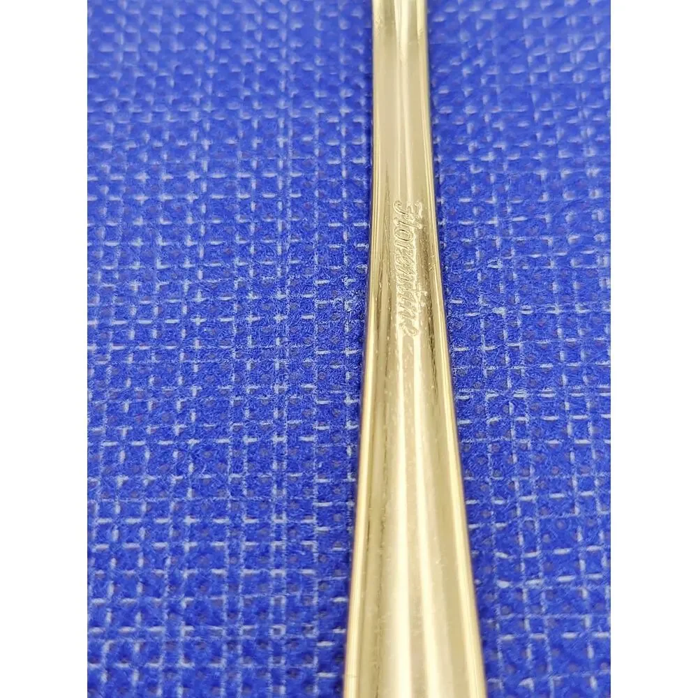 FLORENTINE GOLD Stainless 5 Pcs Set Knife, Fork, Spoon, Vintage